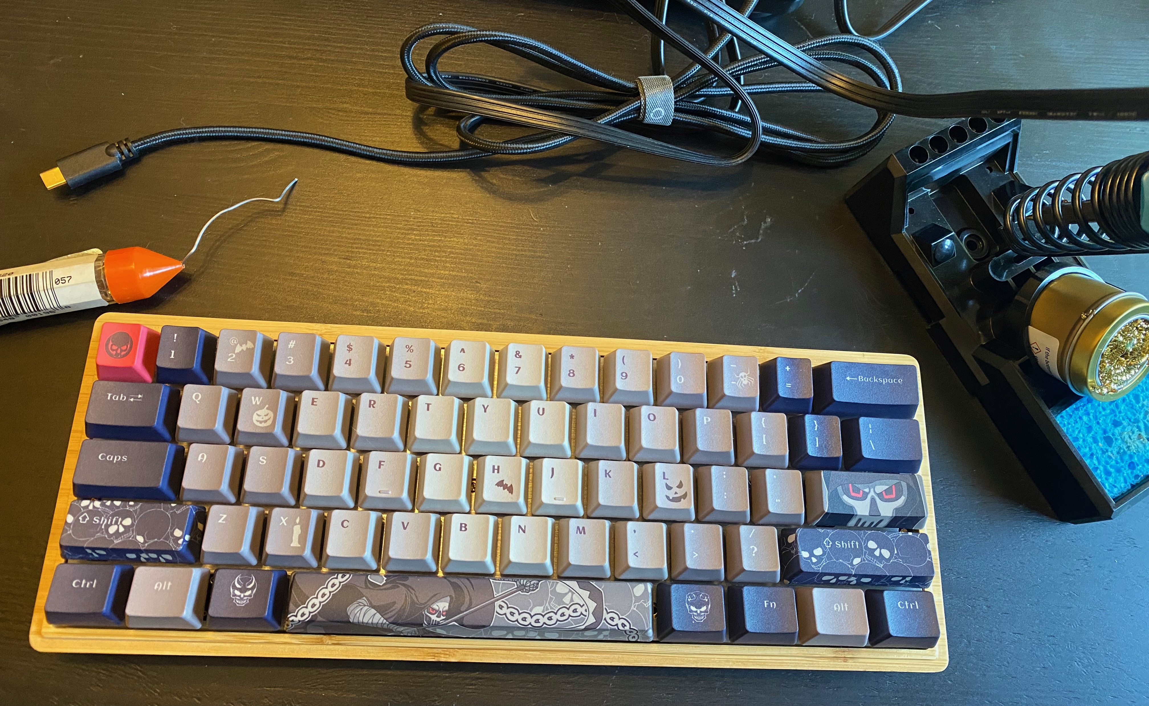 Finished keyboard with tools.jpeg